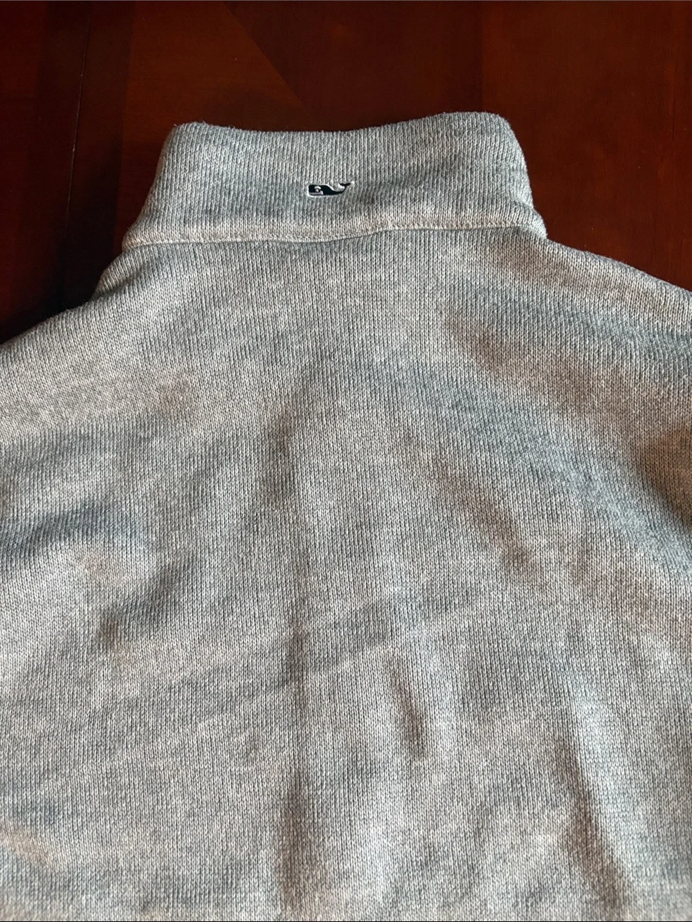 Vineyard Vines Men's Light Gray Half-Zip Pullover